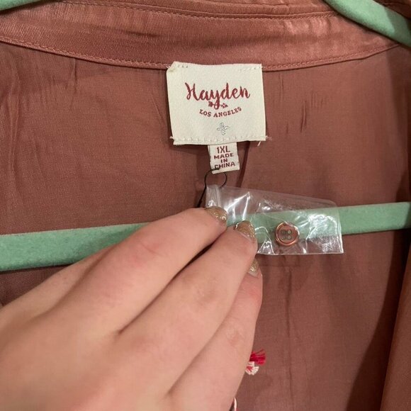 Pink Wrap Tie Dress Just - Picture 4 of 6